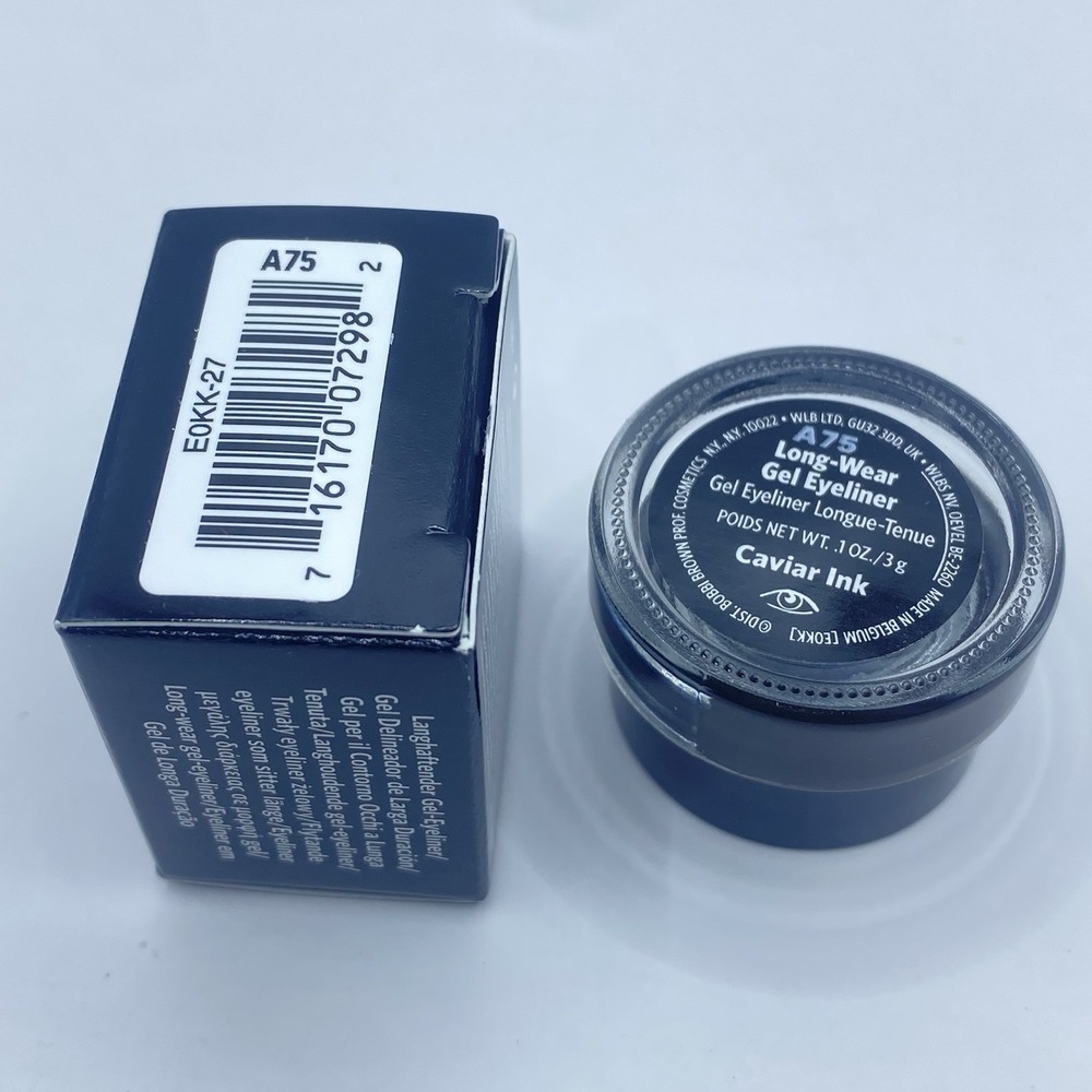 Bobbi Brown Long-Wear Gel Eyeliner Caviar Ink 27 Black Full Size .1oz/3g, NIB - Picture 3 of 9